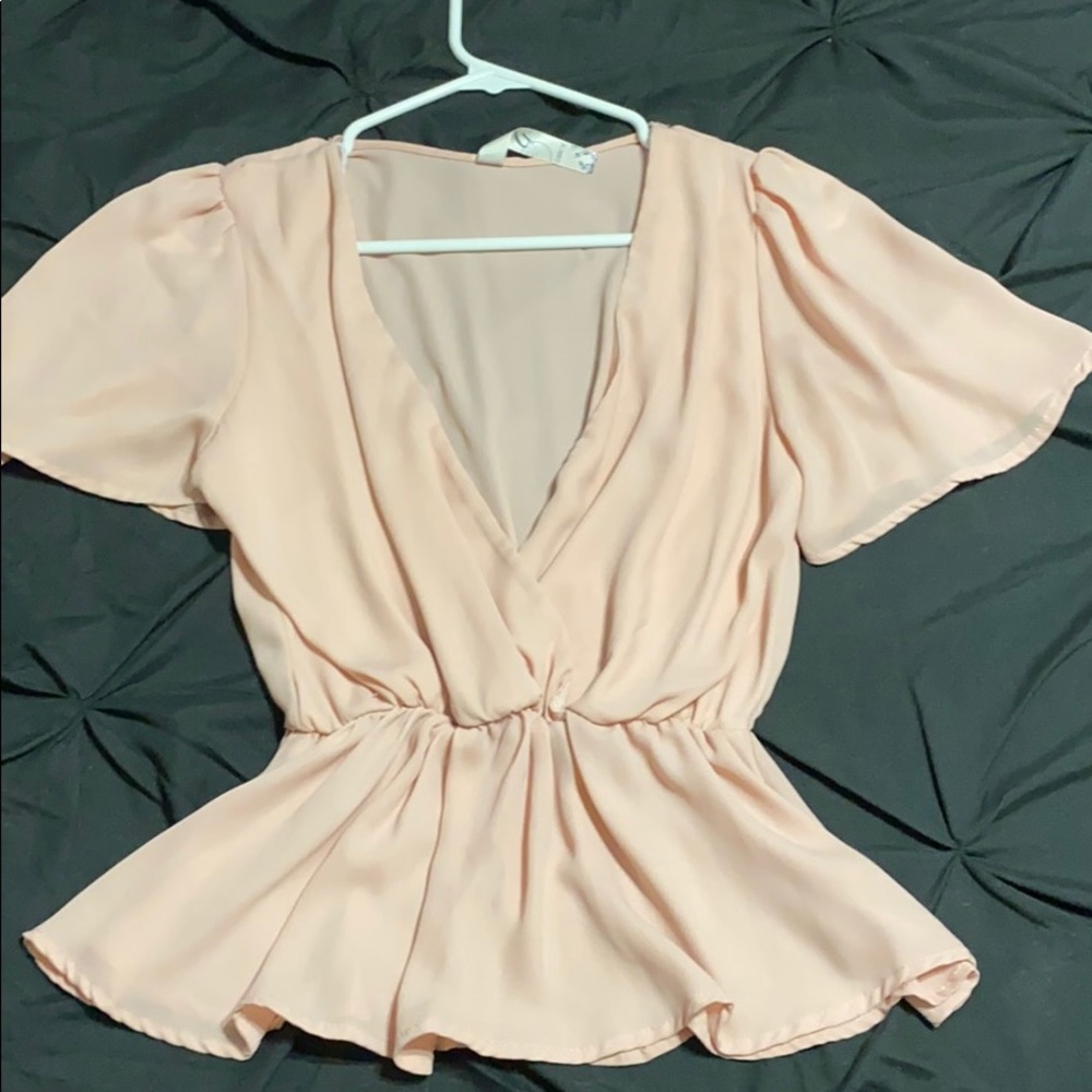 Pink blouse
